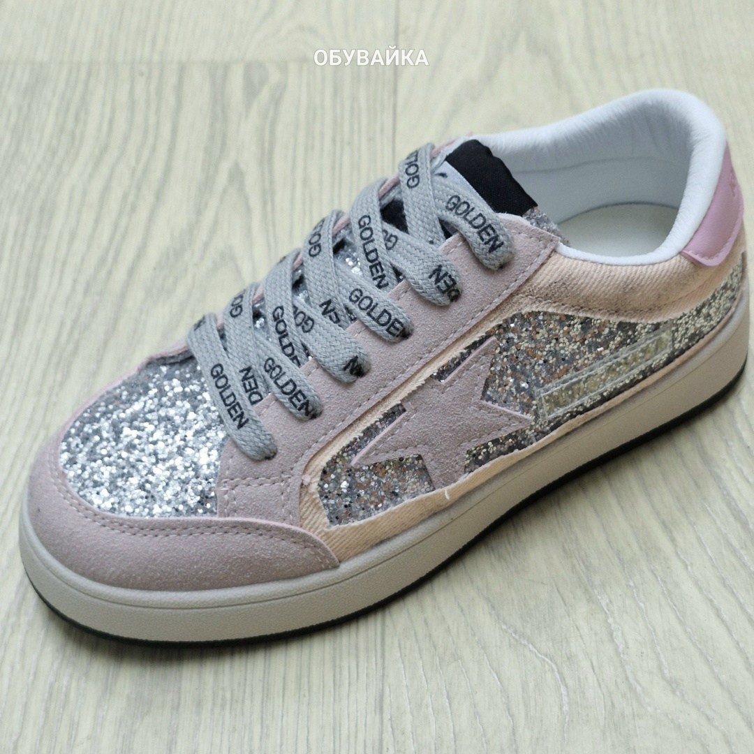 , женская,обуви,кеды golden goose,кроссовки golden goose с пайетками на платформе