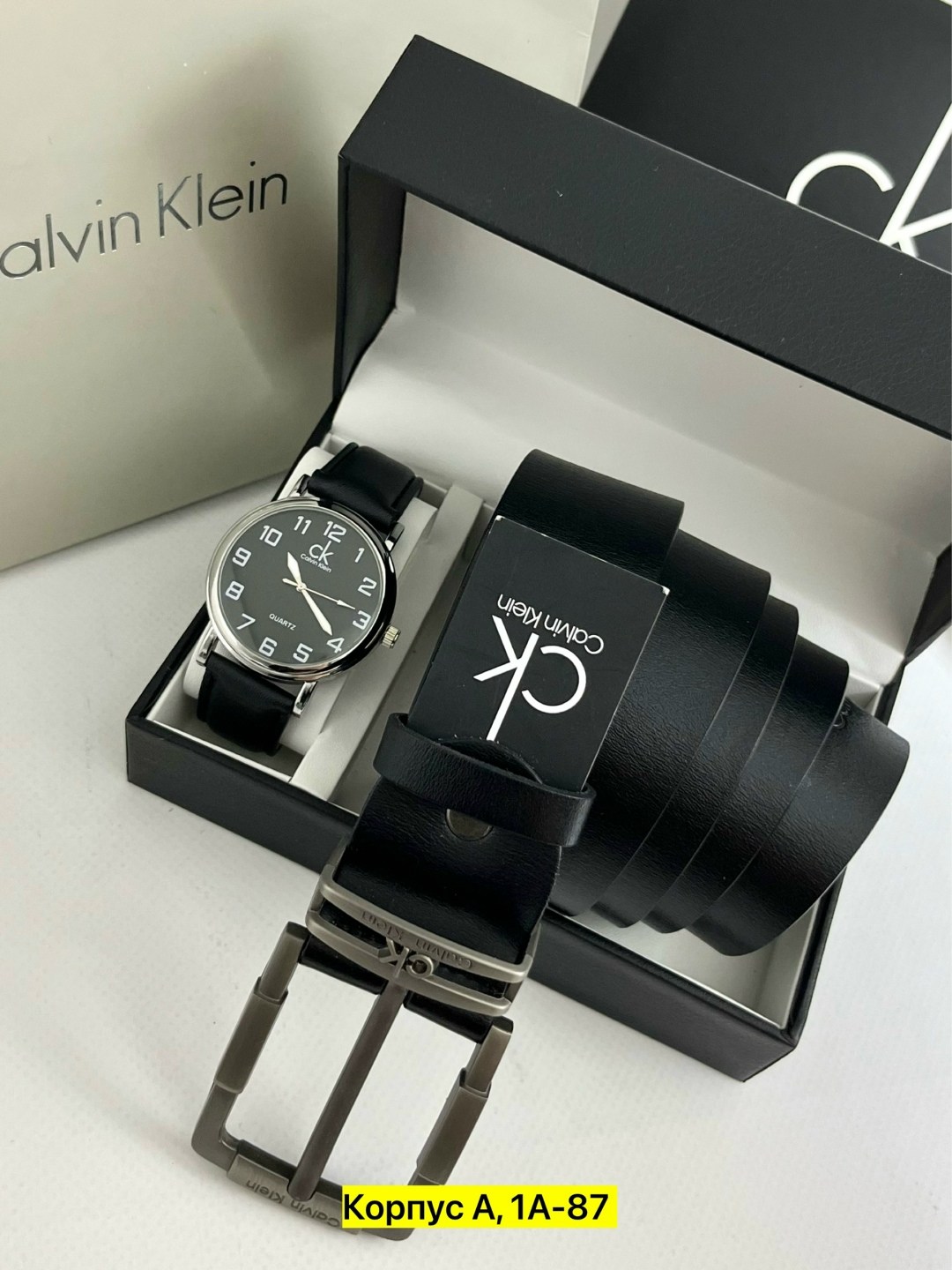 подарочный набор calvin klein,ремень для мужчин кожа,calvin klein набор часы и ремень,calvin klein мужской ремень,часы для мужчин