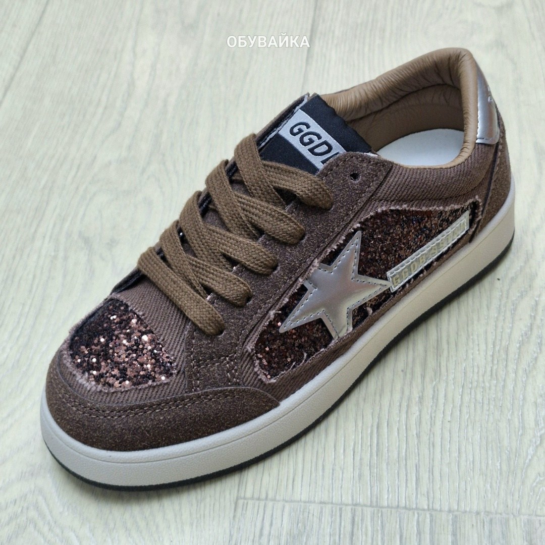 , женская,обуви,кеды golden goose,кроссовки golden goose с пайетками на платформе
