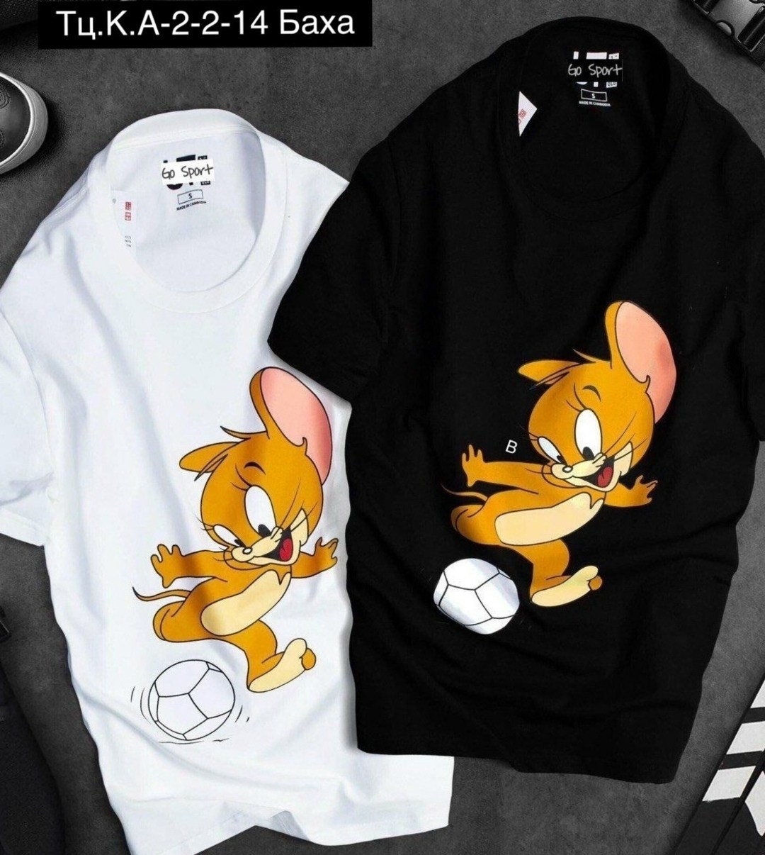 футболка с принтом tom and jerry,футболка с том и джерри,футболка с принтом том и джерри,футболка женская,футболка том и джерри женская
