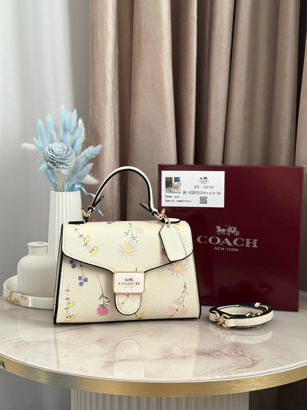 сумка женская coach,сумка coach,модная сумка,сумка coach с цветами,сумка