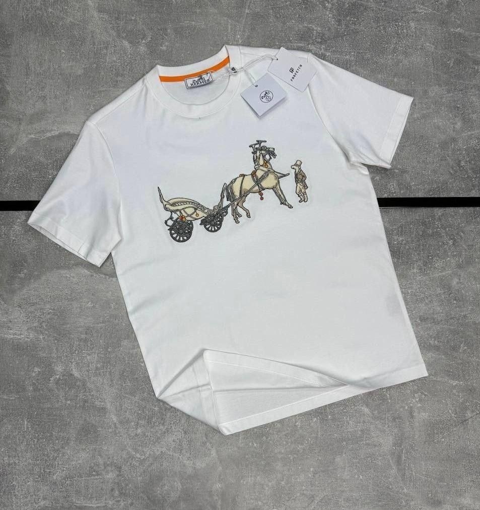 футболка hermes,футболки для мужчин,футболка мужская,базовая футболка