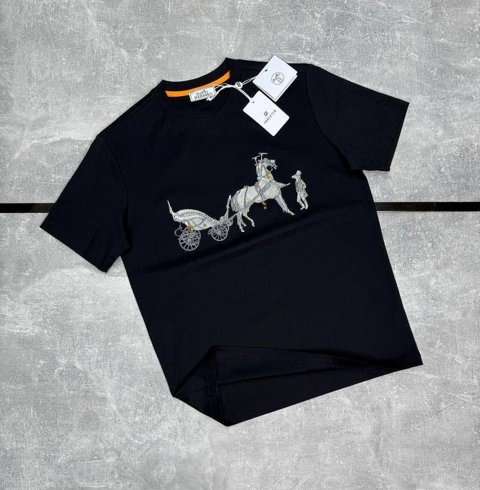 футболка hermes,футболки для мужчин,футболка мужская,базовая футболка