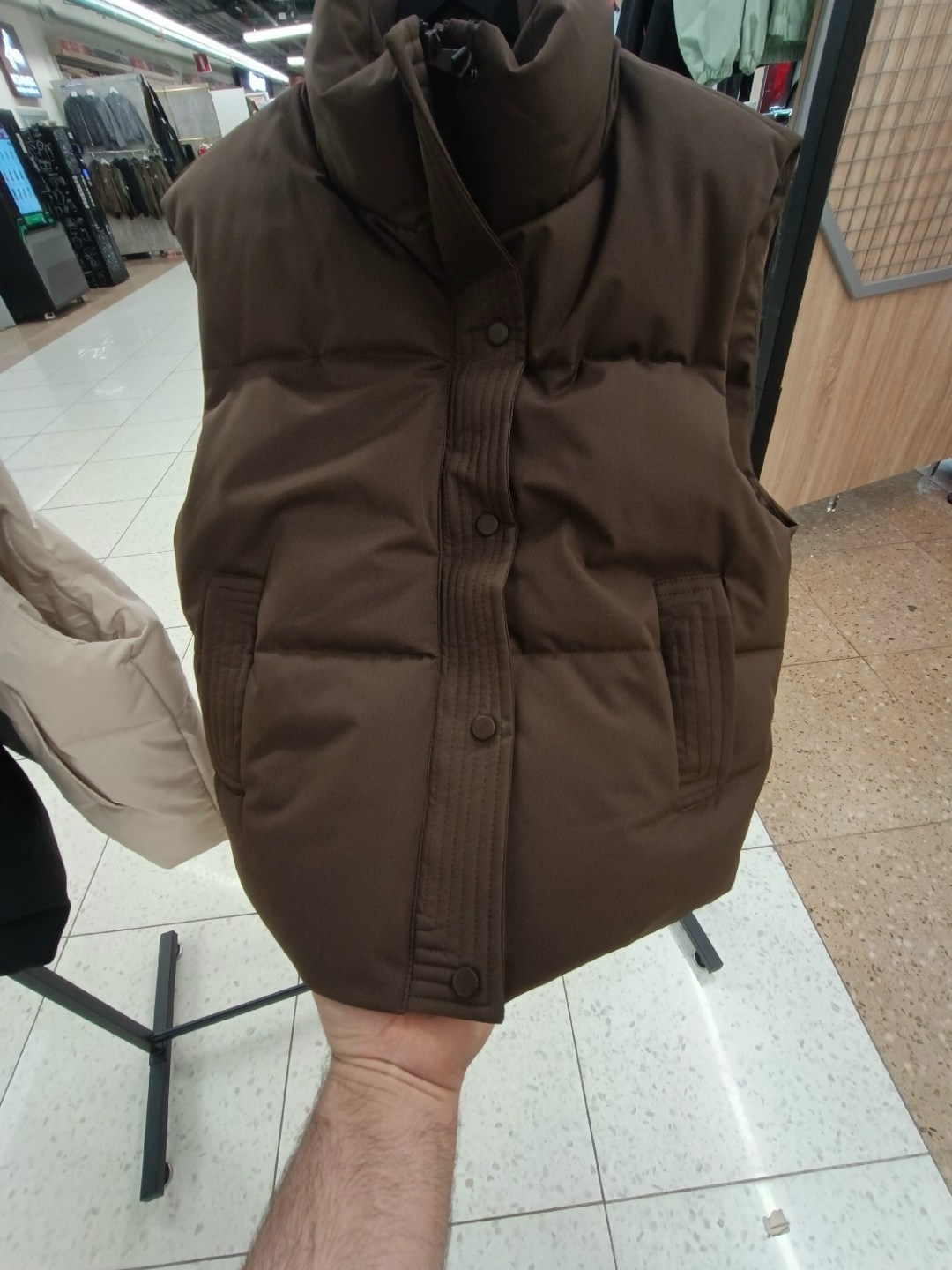 утепленный жилет женский beluxstar gilet-z656 бежевый l,жилет из экокожи женский бежевый,утепленный жилет женский beluxstar gilet-z656 бежевый xl,жилет из экокожи женский,жилет женский утепленный бало