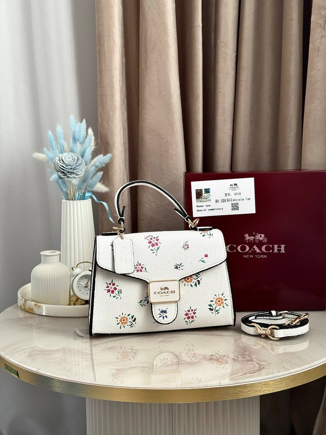 сумка женская coach,сумка coach,модная сумка,сумка coach с цветами,сумка
