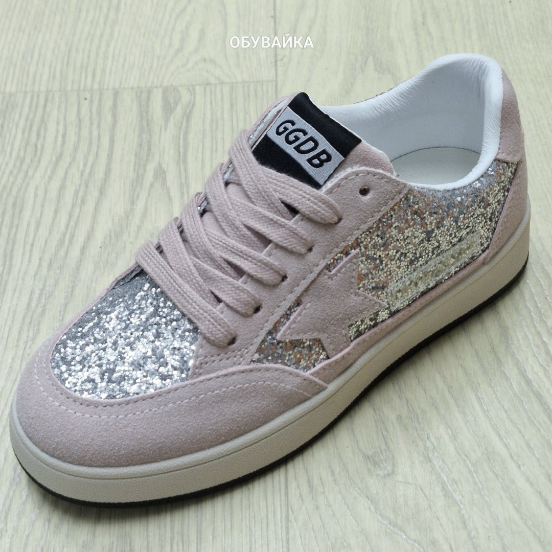 , женская,обуви,кеды golden goose,кроссовки golden goose с пайетками на платформе