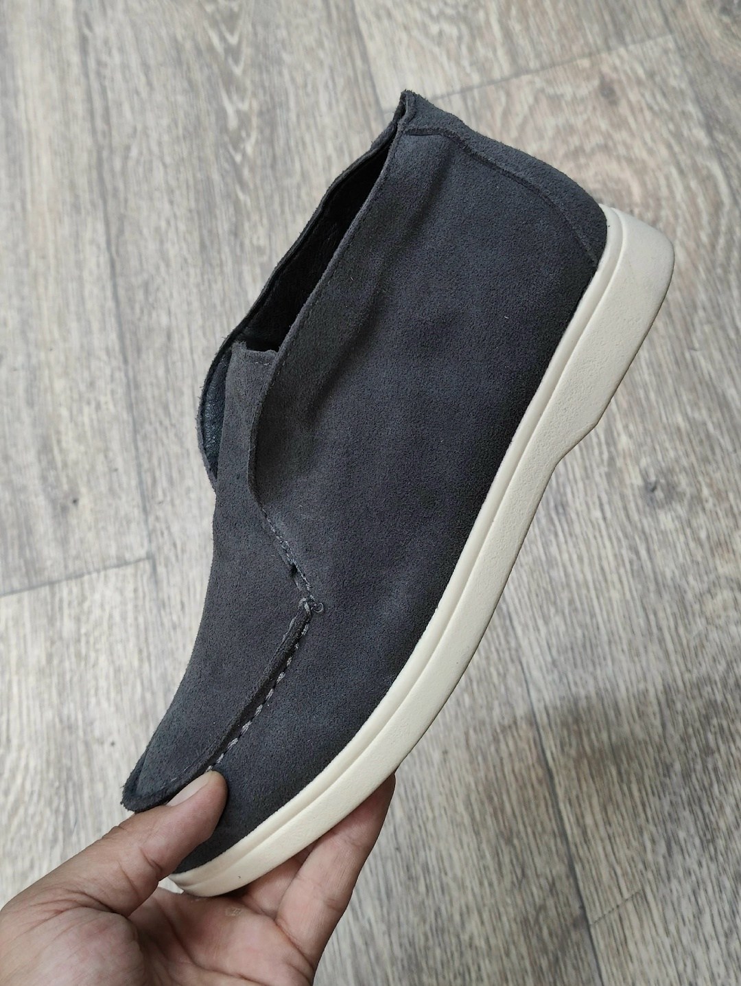 ,ботинки лоферы мужские замшевые loro piana suede black,мужские мокасины,повседневная ,мокасины