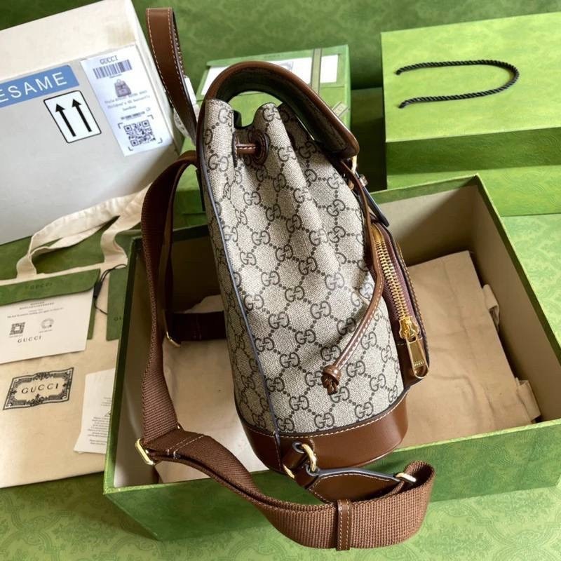 gucci женский рюкзаки,рюкзак gucci,рюкзак gucci a123176 28/26/13 см коричнево-бежевый,бежево-коричневый ретро-рюкзак gg supreme gucci,рюкзак гуччи реплика