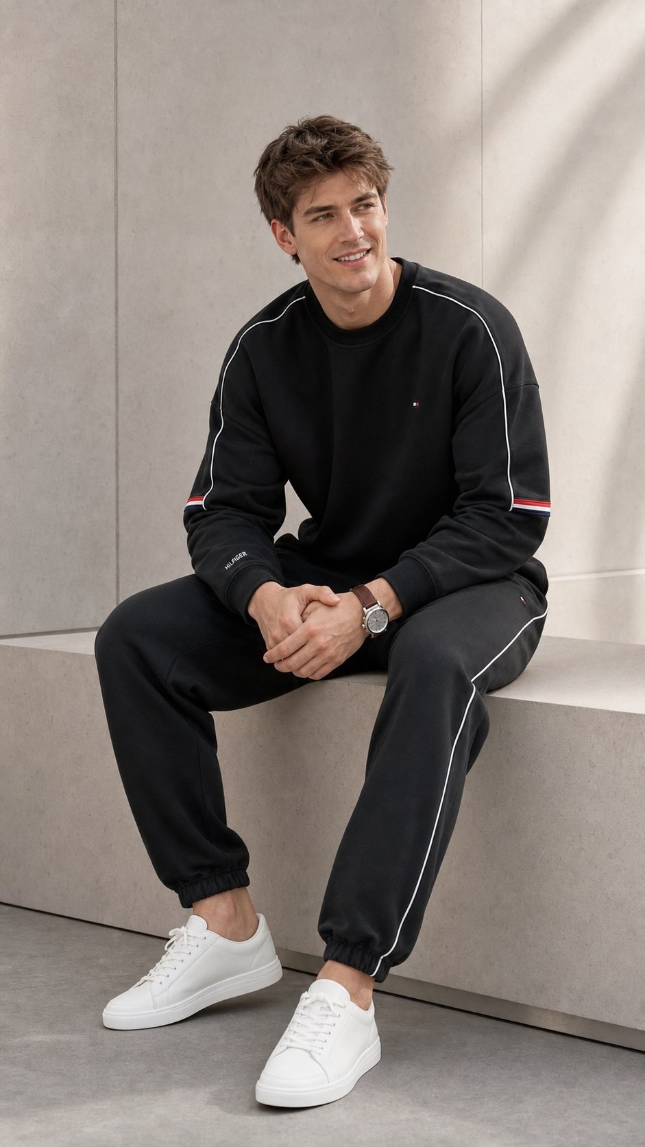 свитшот томми хилфигер черный,tommy hilfiger tommy hilfiger,мужские свитшоты,свитшот мужской tommy hilfiger,томми хилфигер свитер черный