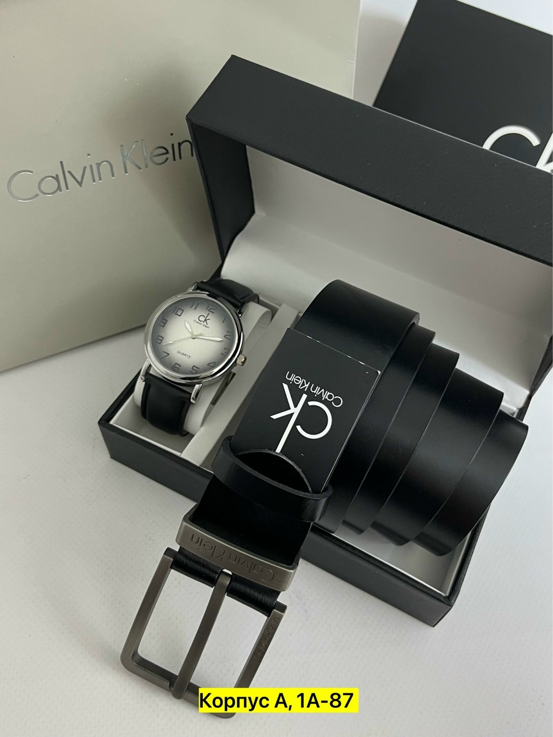 подарочный набор calvin klein,ремень для мужчин кожа,calvin klein набор часы и ремень,calvin klein мужской ремень,часы для мужчин