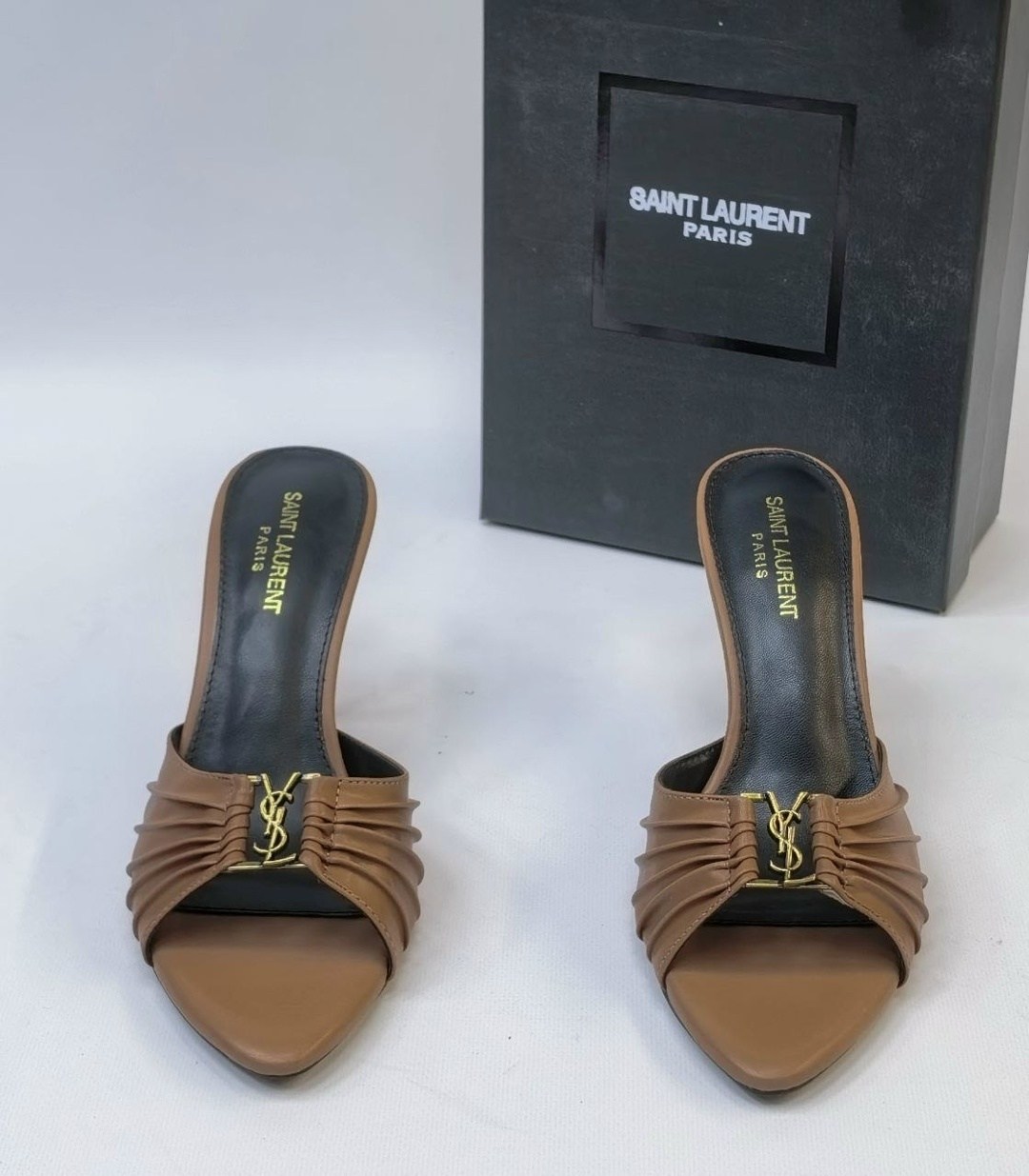 босоножки yves saint laurent,,босоножки жен,босоножки saint laurent,кожаные мюли