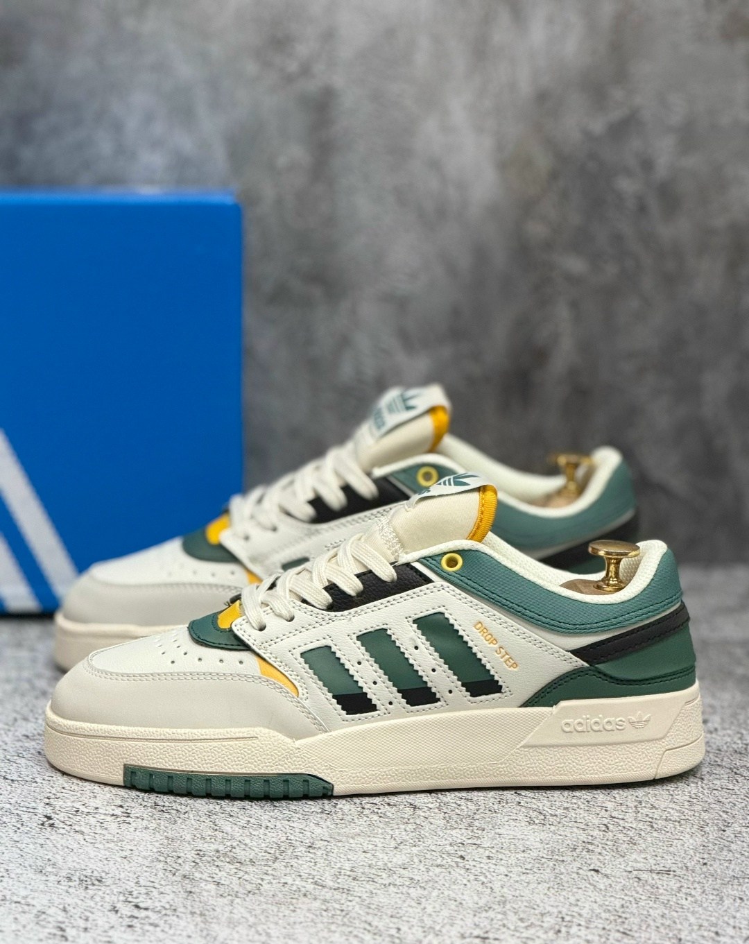 кроссовки adidas,кроссовки adidas originals drop step low chalk white tech emerald,кроссовки adidas drop step,adidas originals drop step low,кроссовки adidas original drop step low