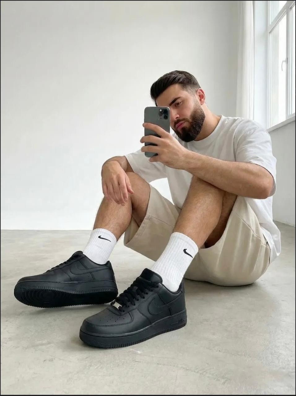 nike air force 1,кросcовки nike air force 1,кроссовки женскиe,air force 1 black, женская