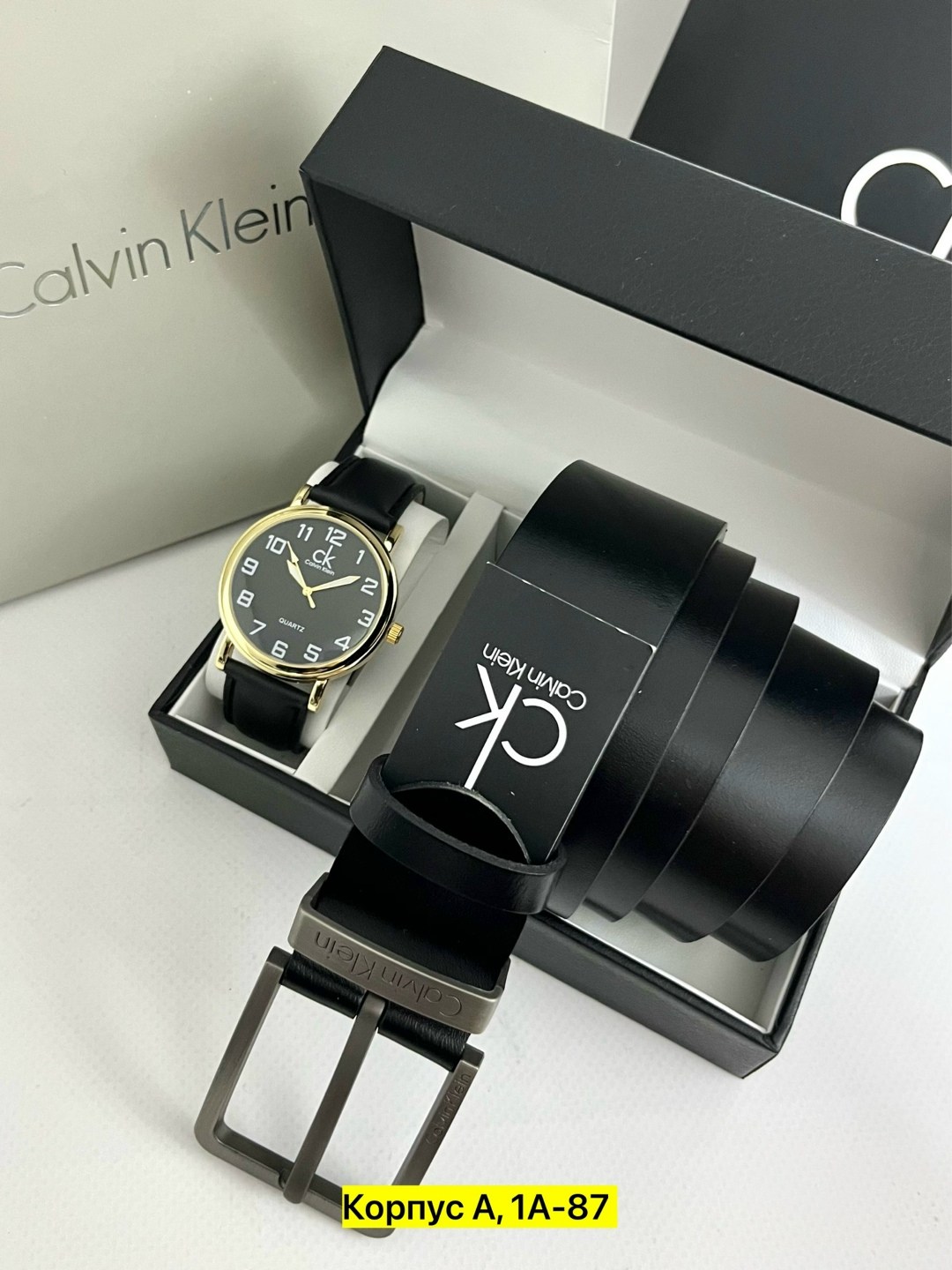 подарочный набор calvin klein,ремень для мужчин кожа,calvin klein набор часы и ремень,calvin klein мужской ремень,часы для мужчин