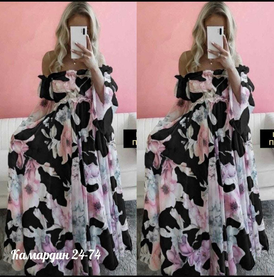 ткань шифон,платье 👗,платье женская,летнее платье в пол,платье нарядное