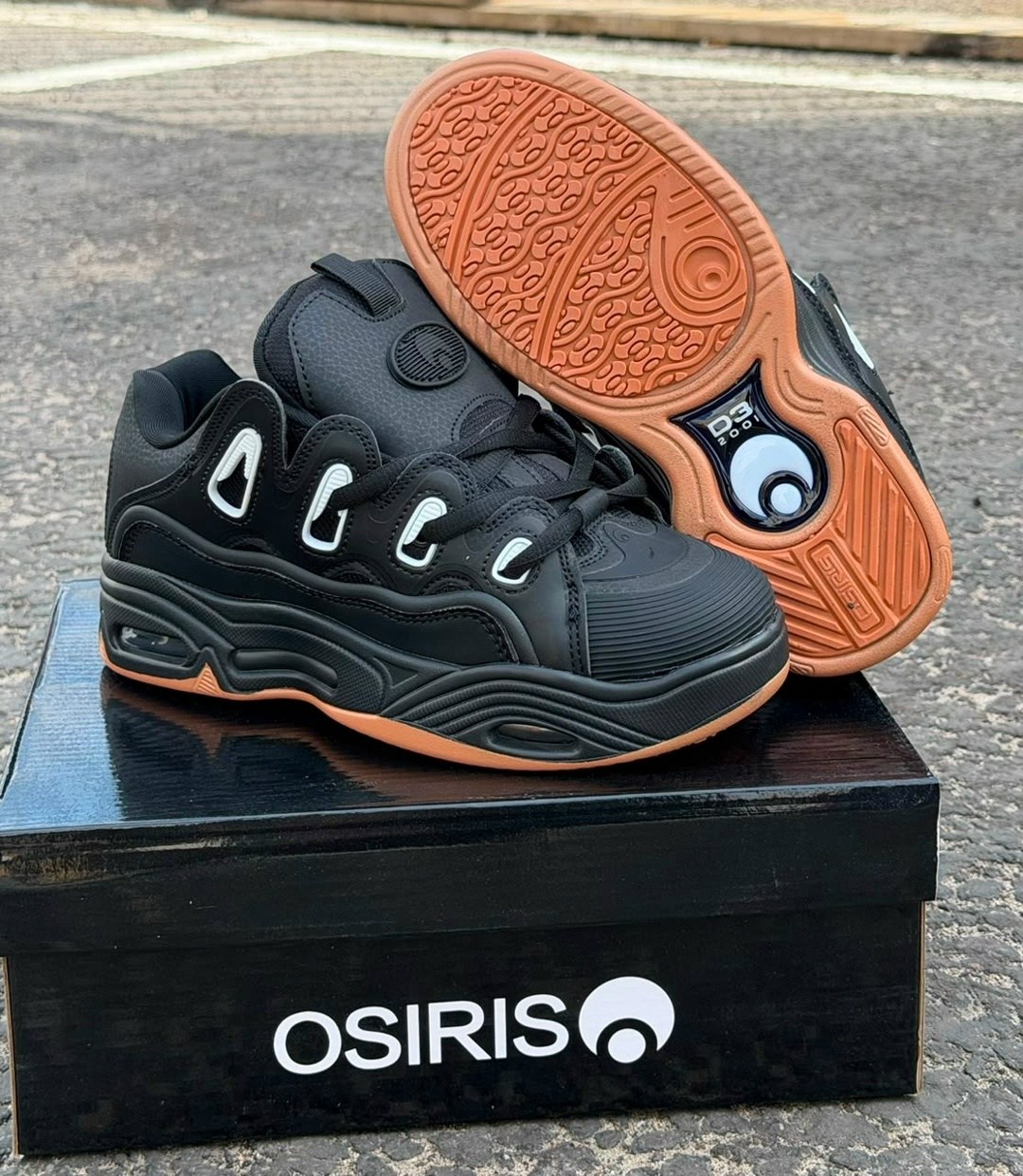 osiris d3 2001 black,osiris d3 2001 skate shoes black/gum,кроссовки d3 2001 osiris цвет black gum,кроссовки osiris,osiris d3 2001 black gum