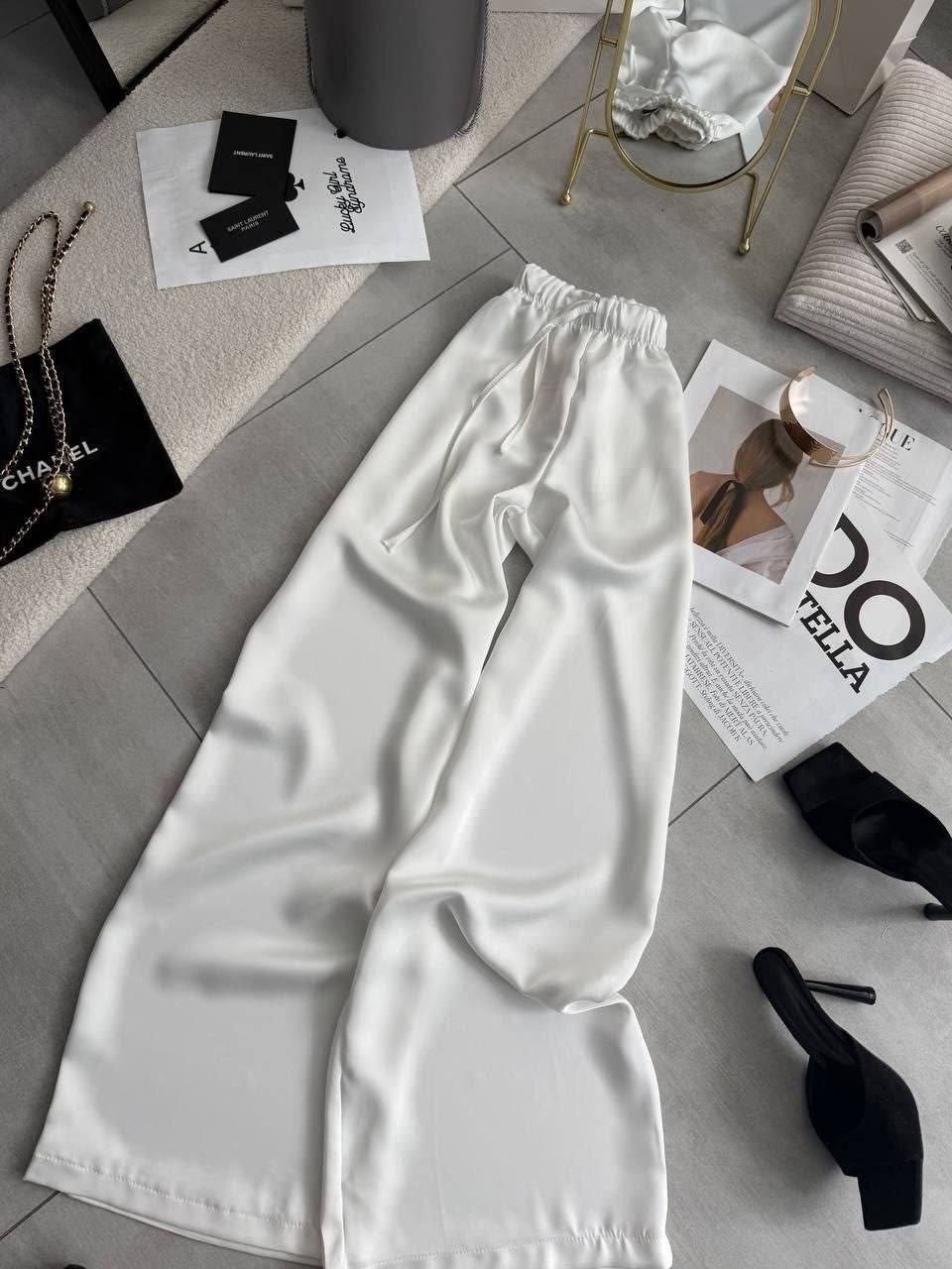 шелковые брюки,женские широкие брюки,широкие брюки,брюки с широкими штанинами,элегантные шелковые брюки женские брюки-палаццо