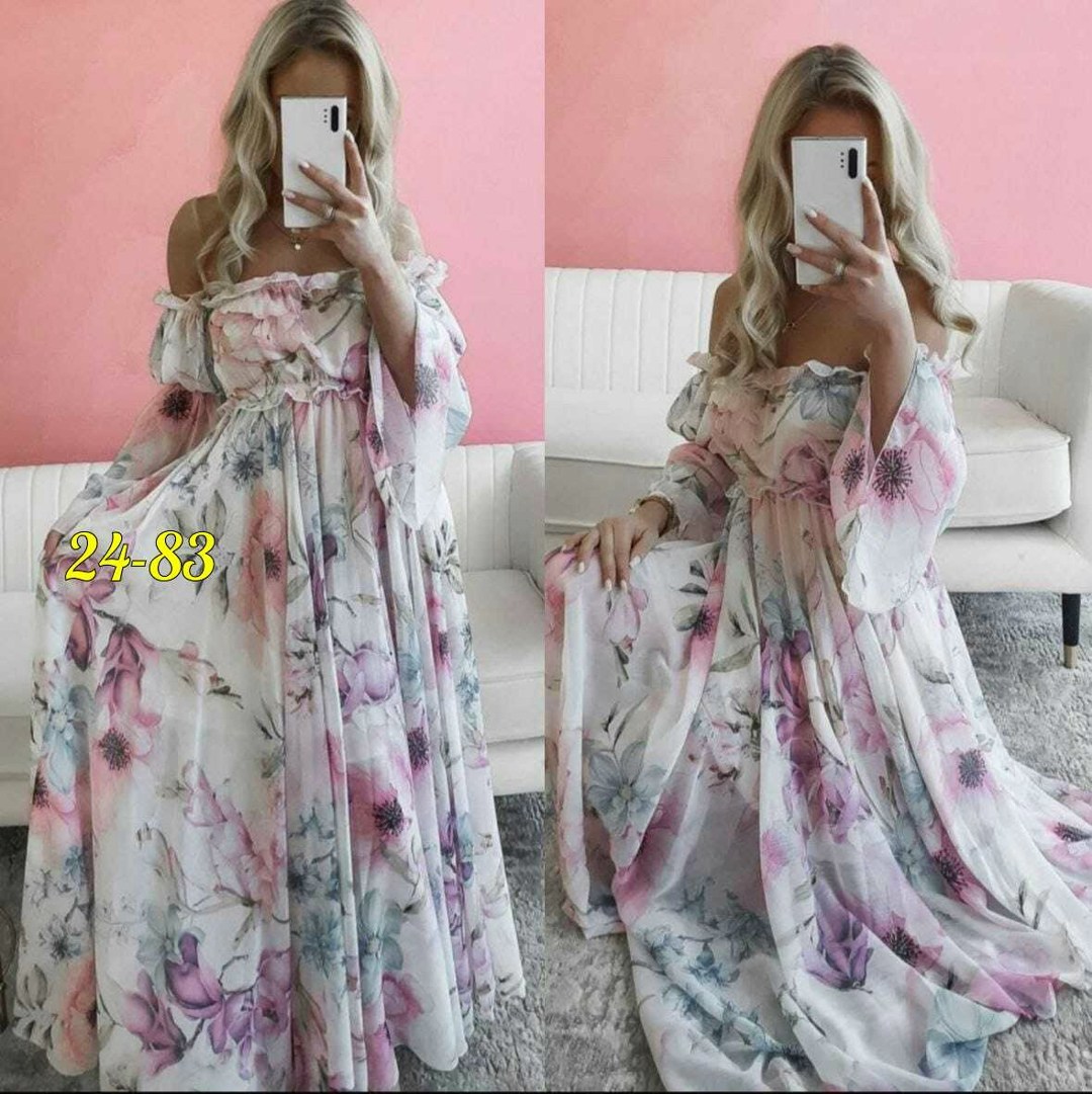 платье женское шифоновое,платье шифон ,платье летнее женское,платье шифон,летнее длинное платье