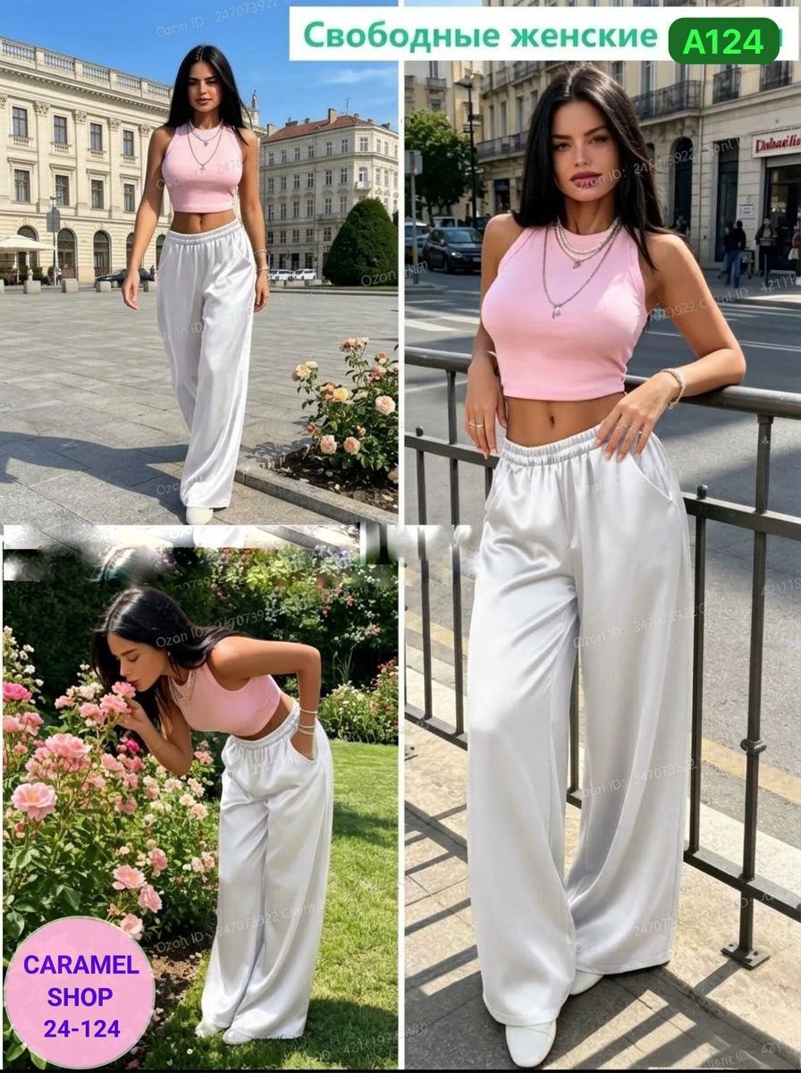 широкие атласные брюки палаццо цвета хаки river island,брюки женские атласные,женские брюки,женские широкие брюки,брюки шелковые