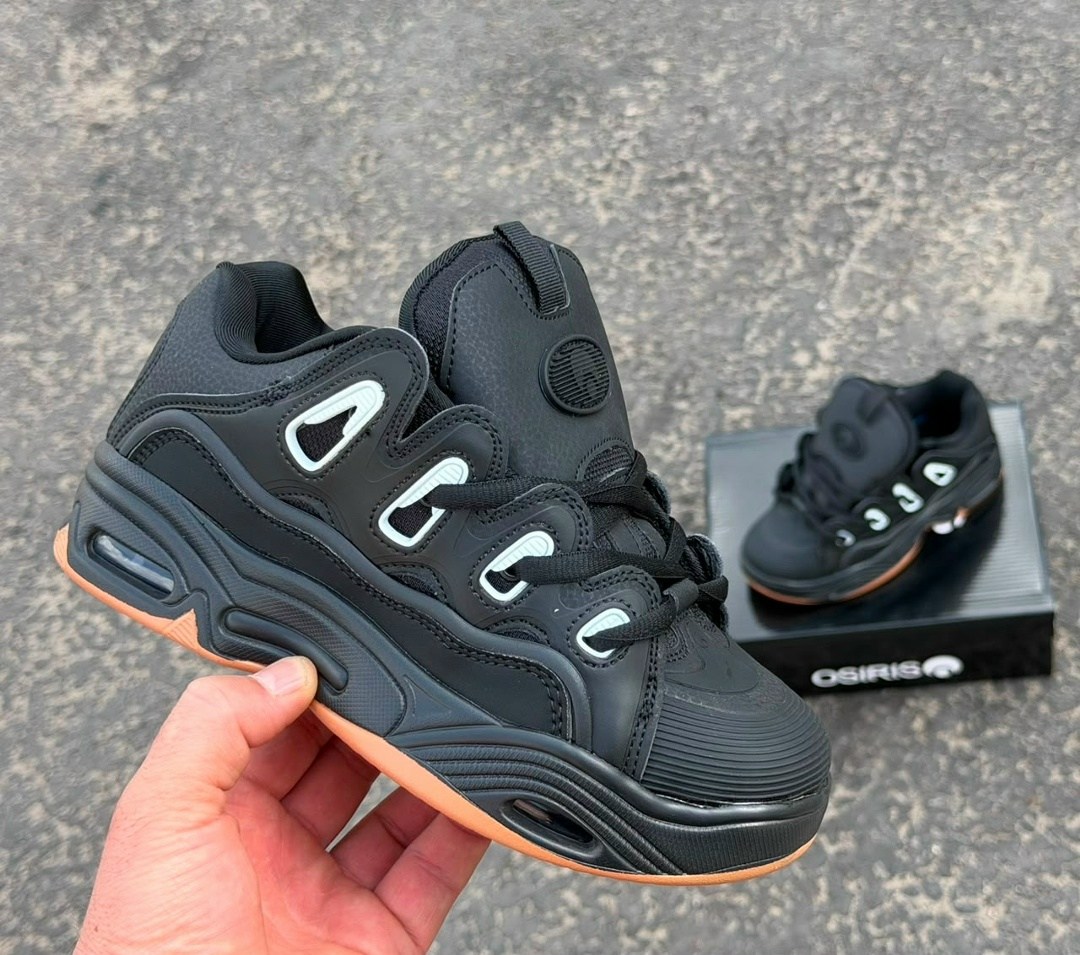 osiris d3 2001 black,osiris d3 2001 skate shoes black/gum,кроссовки d3 2001 osiris цвет black gum,кроссовки osiris,osiris d3 2001 black gum