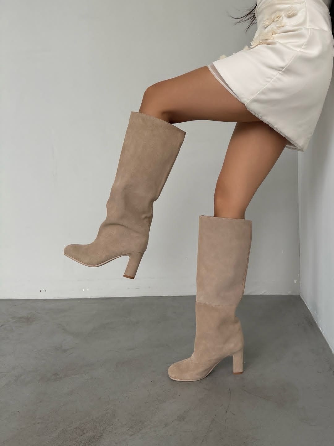 сапоги трубы на шпильке весенние ango shoes,сапоги,женские сапоги,коричневые сапоги,кожаные сапоги