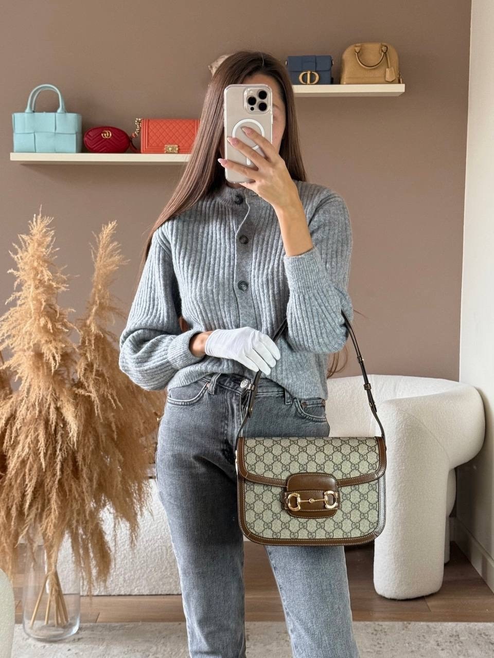 женская сумка gucci,gucci сумка,gucci сумка ведро на плечо,сумка женская gucci horsebit 1955 shoulder bag,сумка gucci horsebit 1955