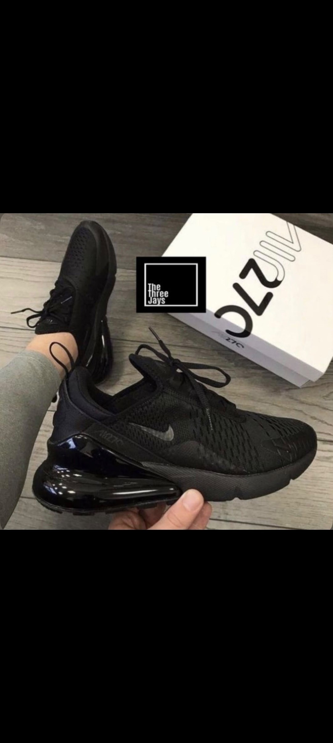 triple black nike air max 270,кроссовки nike air max 270,nike air max 270,кроссовки,мужские кроссовки nike air max 270