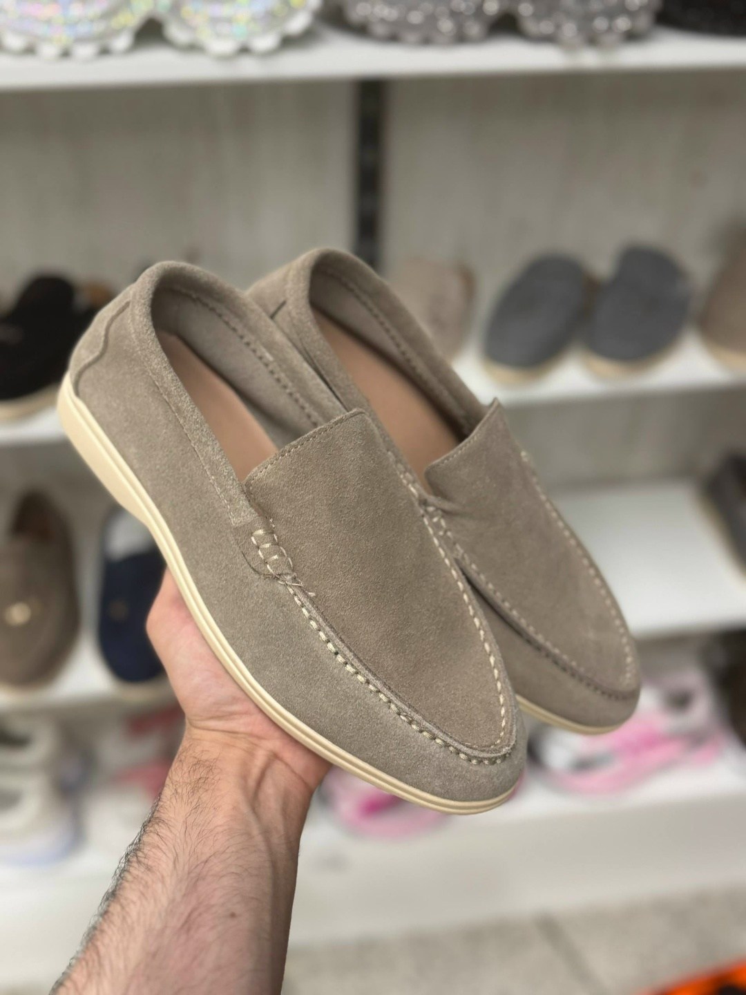 лоферы loro piana мужские,,лоферы loro piana,roberto serpentini,лоферы из натуральной замши loro piana