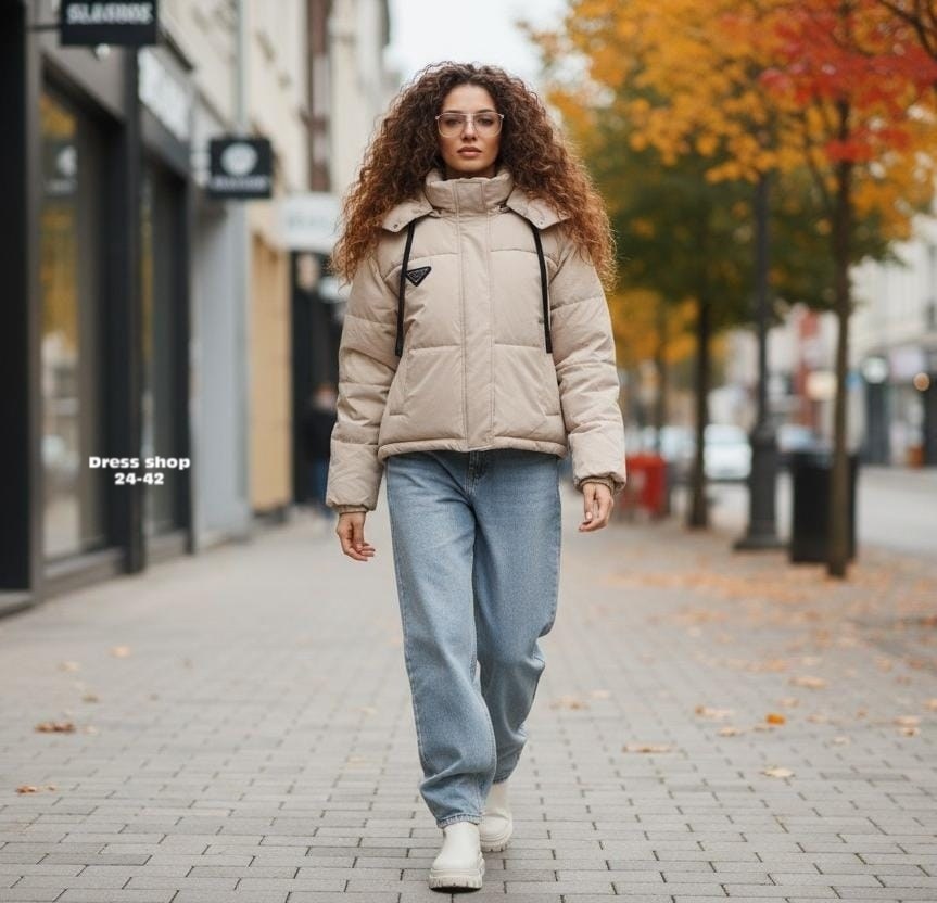 куртка женская,куртка пуховик зимняя с капюшоном rich women цвет бежевый,куртка женская бежевая,куртка оверсайз,куртка женская демисезонная