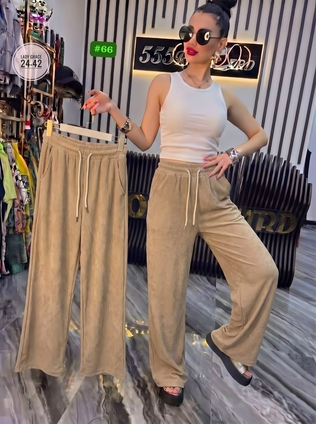 брюки широкие велюровые с высокой посадкой banvanshop,штаны вельвет,брюки широкие,брюки вельветовые палаццо женские,брюки велюровые
