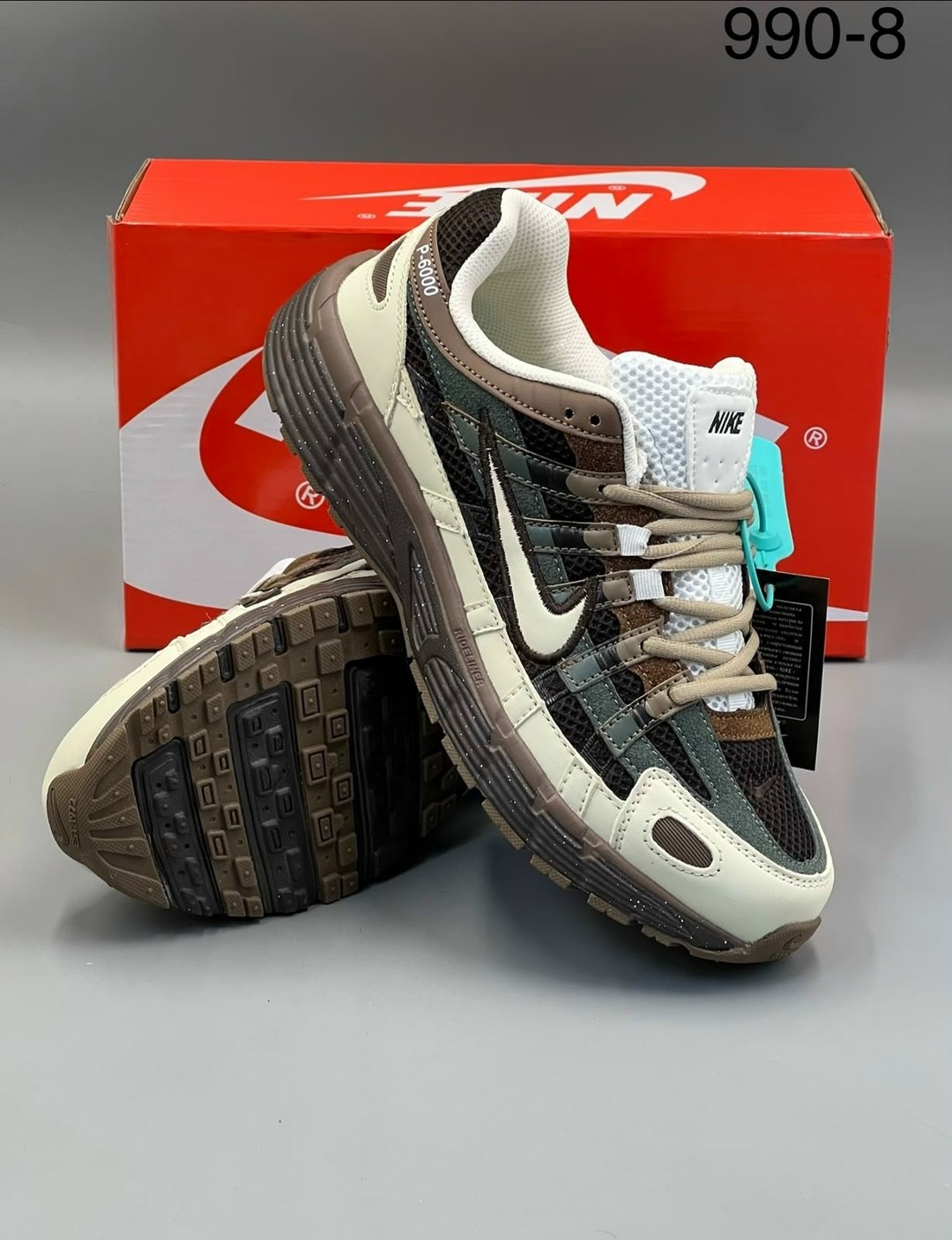 nike p-6000 кроссовки,кроссовки nike,nike p-6000,спортивные кроссовки,мужские кроссовки nike p-6000 в серебристом и красном цветах