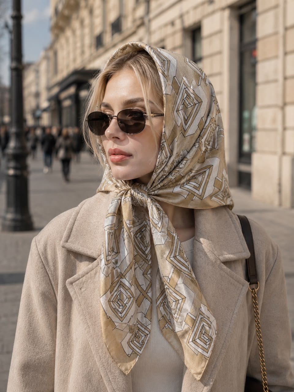платок шелковый на голову и плечи шейный косынка 90х90 unifive,платок косынка на голову и шею шелковая,платок женский шелковый на голову,модные платки,женский платок