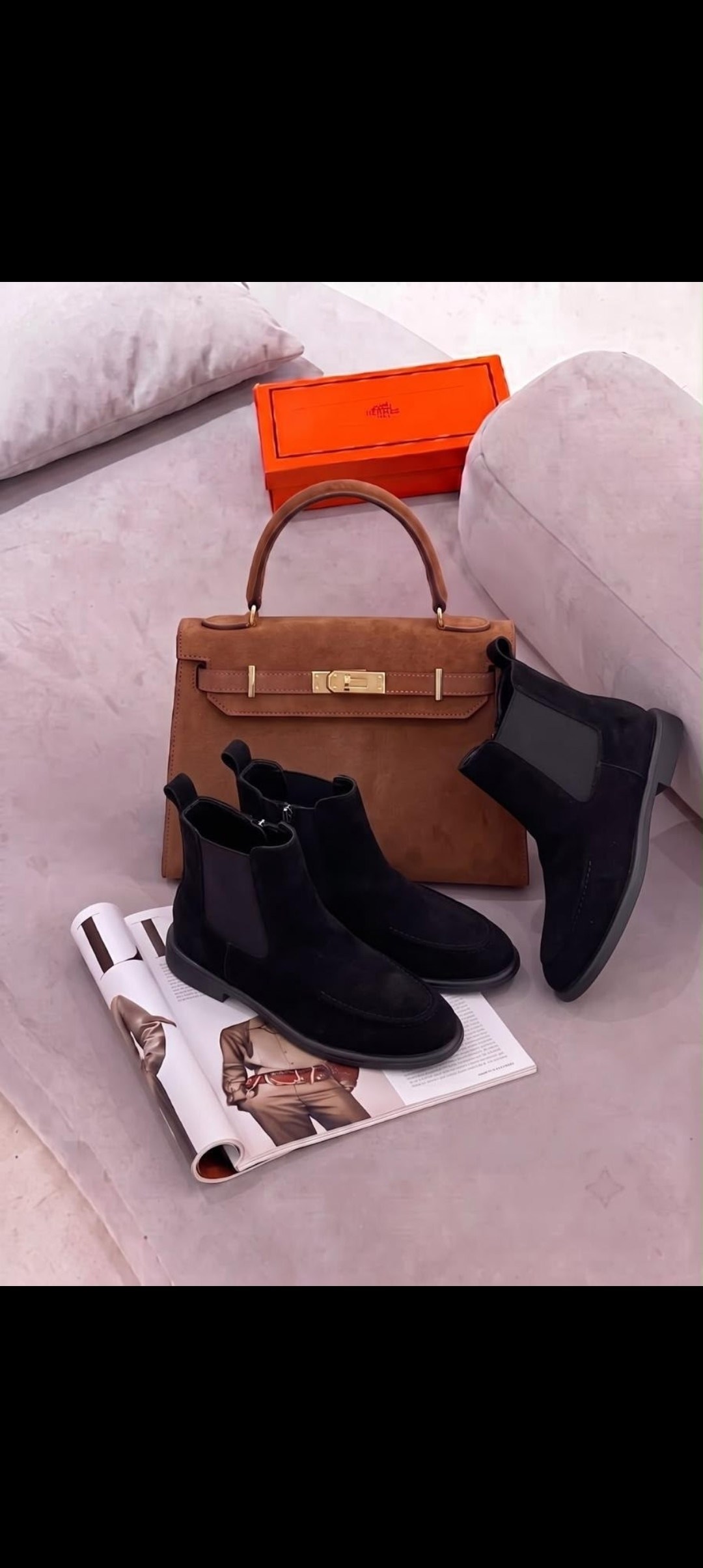 ,ботинки hermes,ботинки loro piana,замшевые ботинки, женская