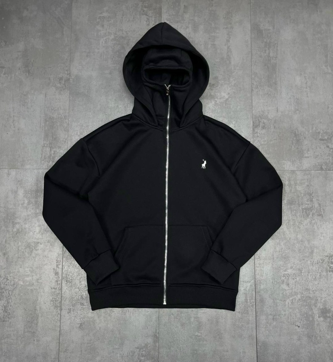худи для мужчин,мужская кофта,кофта толстовка,zip hoodie ralph lauren polo черное