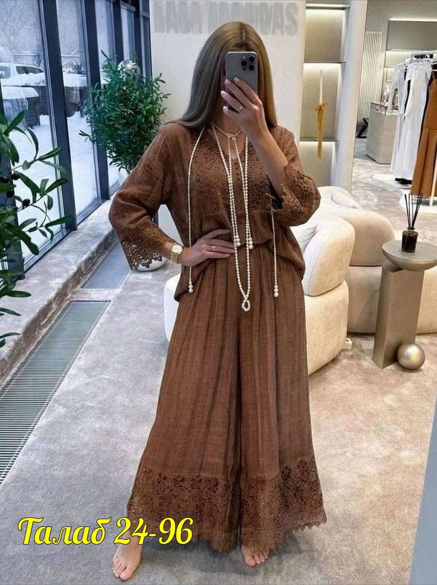 летние костюмы,костюм брючный белый,костюм брючный кружевной,костюм двойка гипюр,женские костюмы