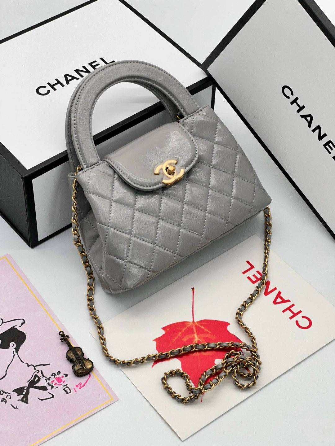 сумка шанель,сумка chanel,сумка шанель серая кожаная,модная сумочка,сумочка chanel