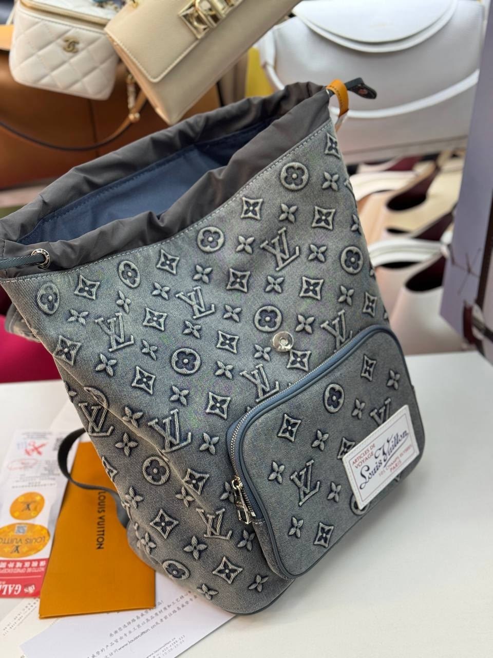 рюкзак женский louis vuitton,рюкзак louis vuitton,сумка - рюкзак louis vuitton denim,рюкзак луи виттон,louis vuitton рюкзак джинсовый