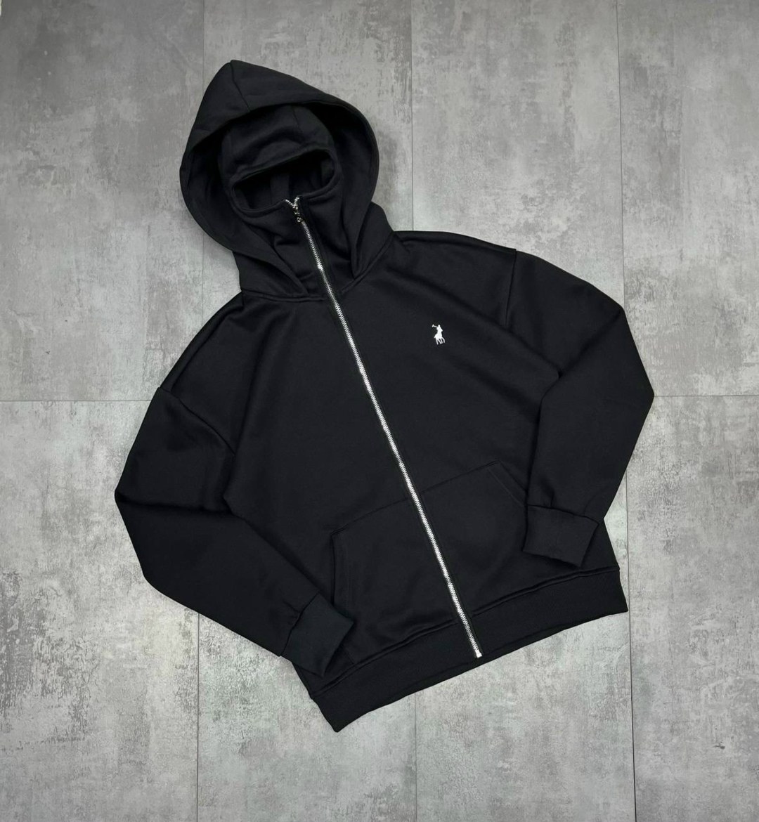 худи для мужчин,мужская кофта,кофта толстовка,zip hoodie ralph lauren polo черное