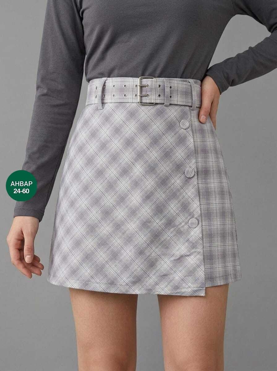 юбка,женская юбка,клетчатая юбка,юбка мини,прямая юбка