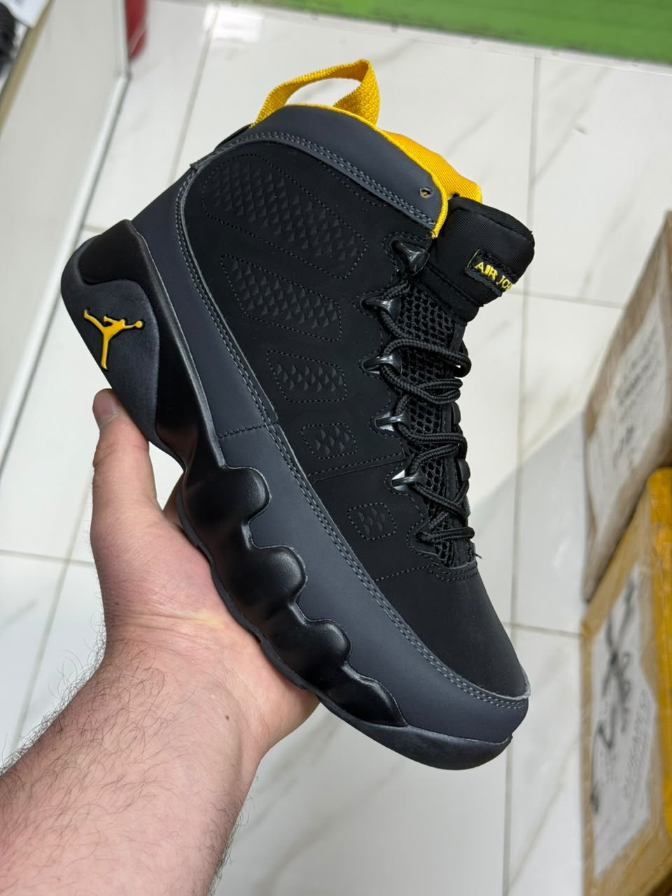 jordan 9 dark charcoal university gold,баскетбольная ,nike air jordan 9,air jordan 9,jordan 9 retro