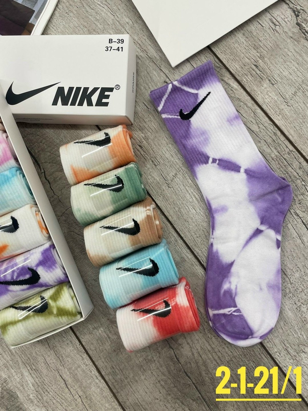 женские носки набор,упаковка носков,носки женские,комплект носков nike,носки женские 10 пар