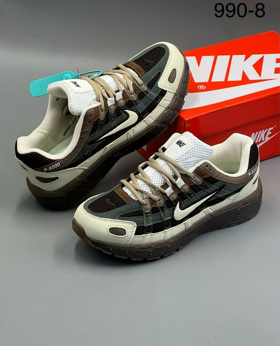 nike p-6000 кроссовки,кроссовки nike,nike p-6000,спортивные кроссовки,мужские кроссовки nike p-6000 в серебристом и красном цветах