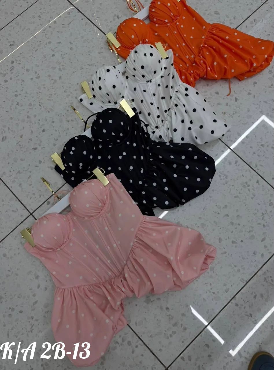 модные наряды,одежда для девочек,женский корсет в горошек,