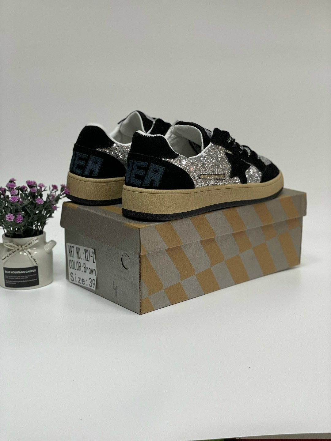 кроссовки golden goose с пайетками на платформе,,кеды golden goose, женская,golden goose кроссовки