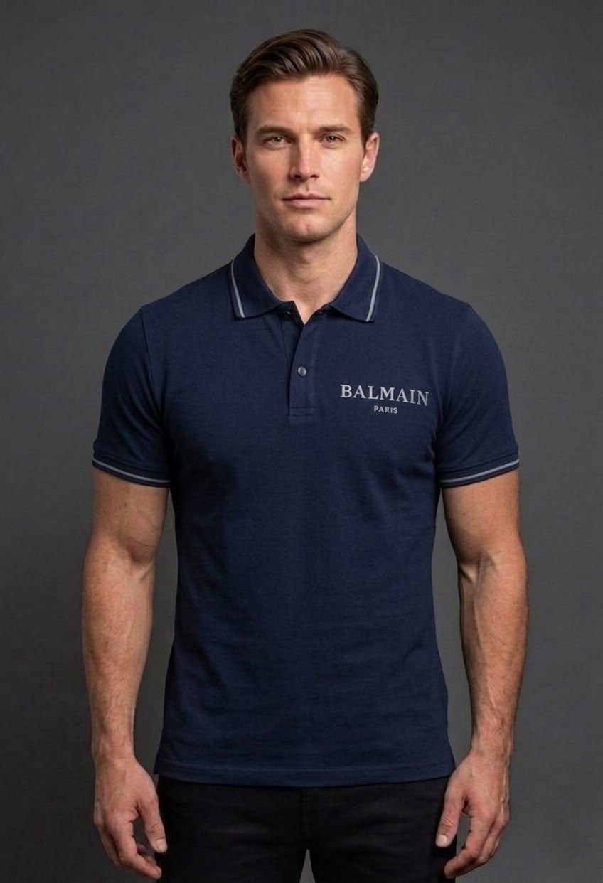поло balmain,мужская мода,balmain paris,футболки мужские,мужская рубашка поло