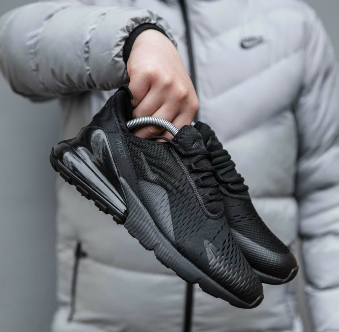 nike air max 270 triple black,кроссовки nike air max 270,nike air max 270,кроссовки nike air max 270 мужские,мужские кроссовки nike air max 270 triple black