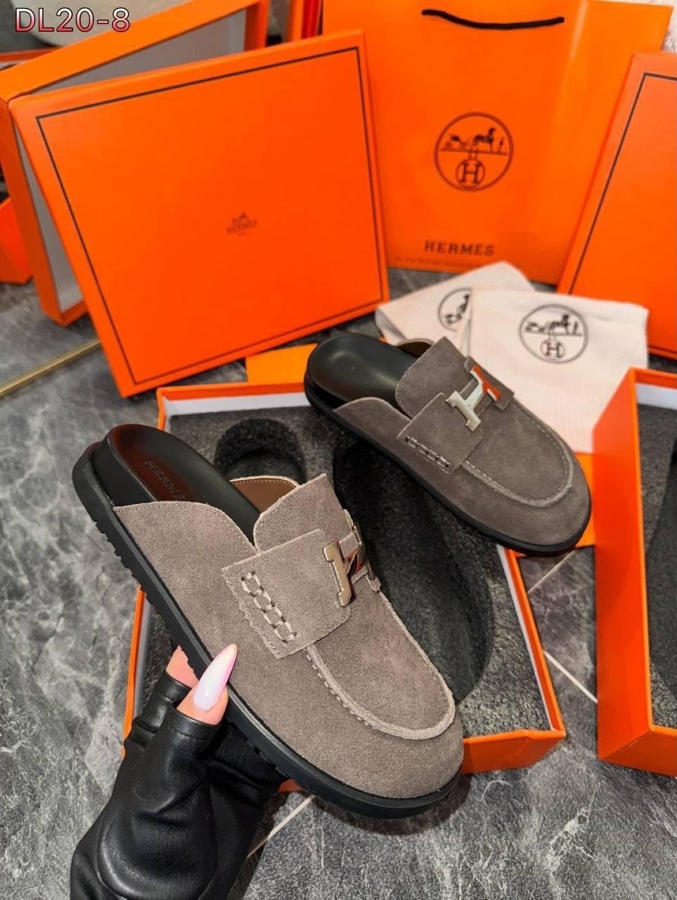 ,сабо мюли,мюли замшевые,мюли hermes черные,мюли hermes