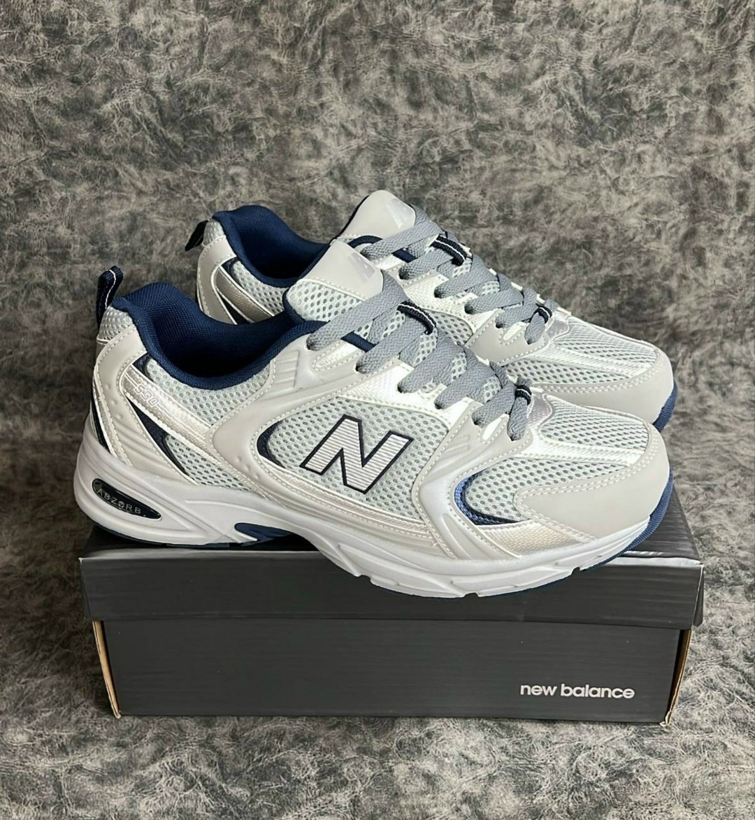 кроссовки new balance 530,кроссовки new balance,кроссовки new balance 530 white silver navy,new balance 530 мужские кроссовки,