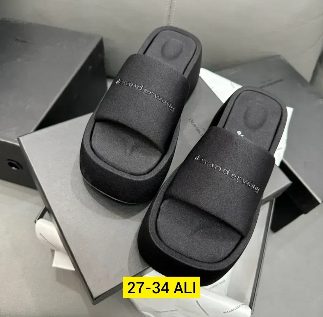 шлепки alexander wang,,шлепанцы alexander wang,шлепанцы женские,alexander wang шлепки на платформе