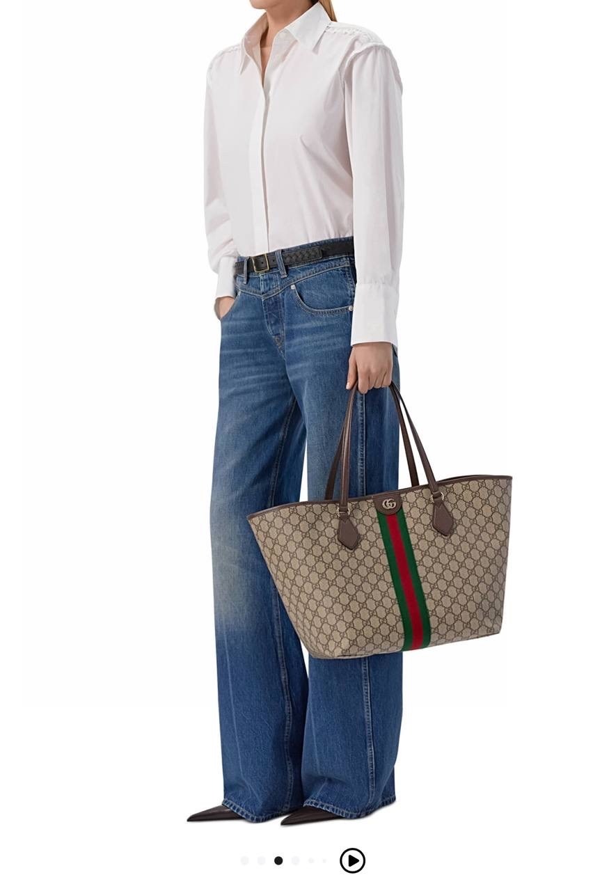 сумка-шоппер gucci ophidia gg medium,сумка gucci,женская сумка gucci,женская сумка большой вместимости gucci ophidia tote 38cm,сумка тоут gucci
